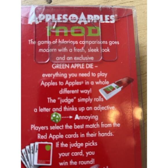 Mattel Game Apples to Apples MOD Family Party Card Game New Sealed decks - Picture 3 of 5
